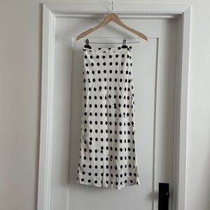 For Love & Lemons - Black and White Polka Dot Skirt